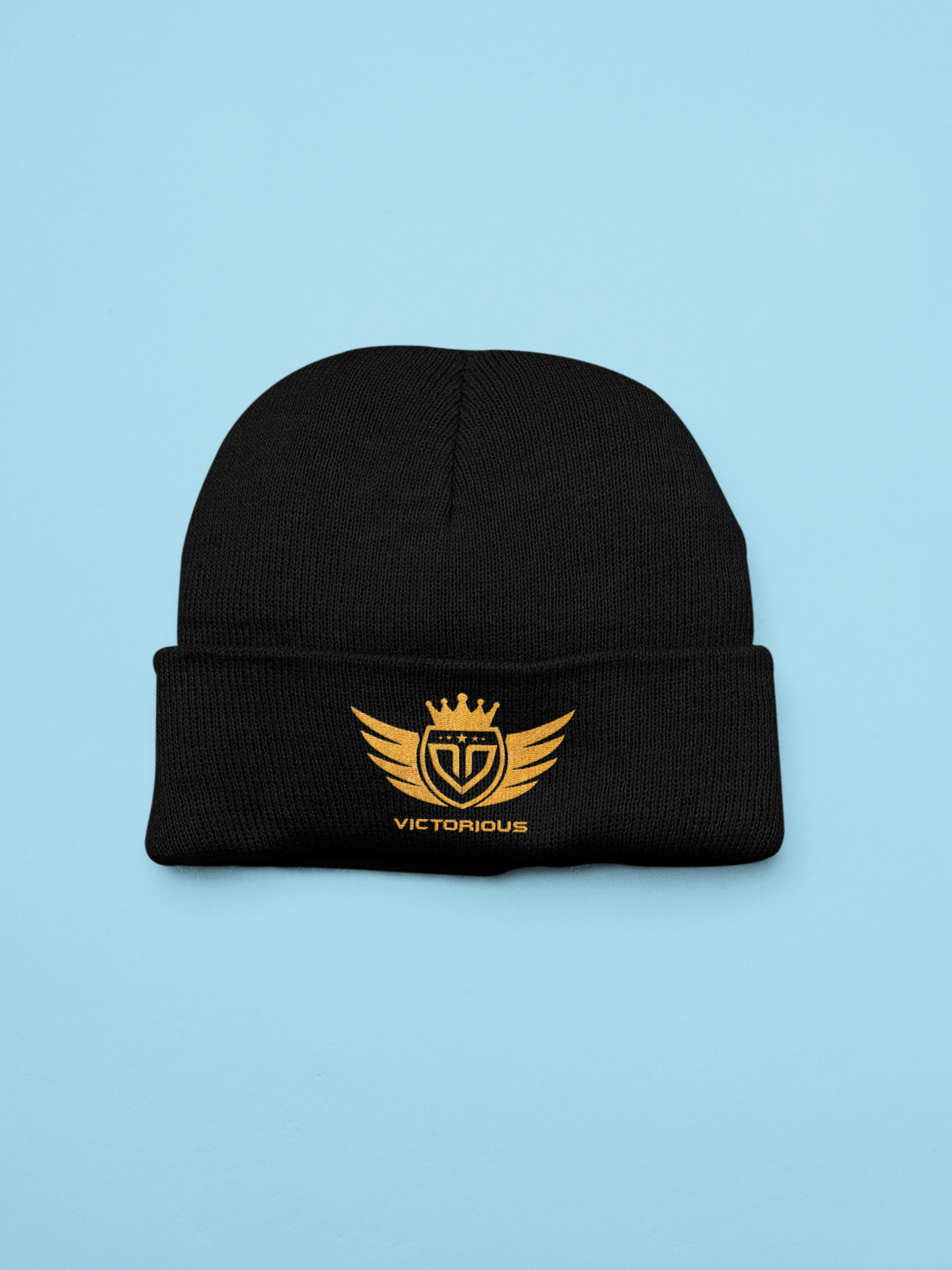 Black Crest Beanie