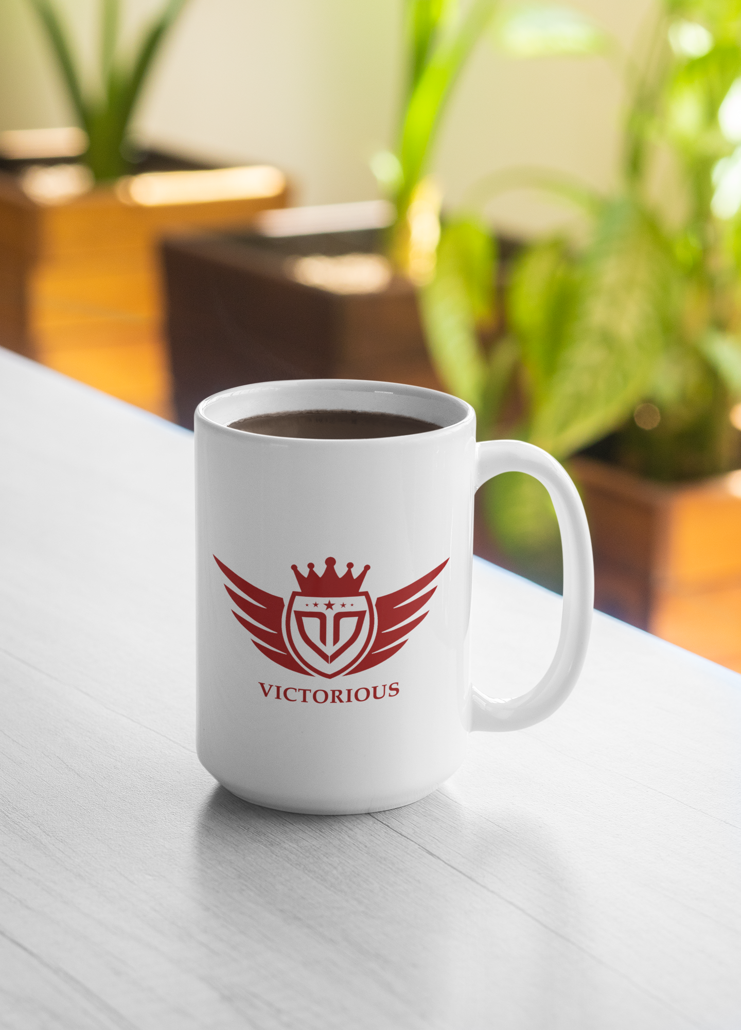 White Crest Mug